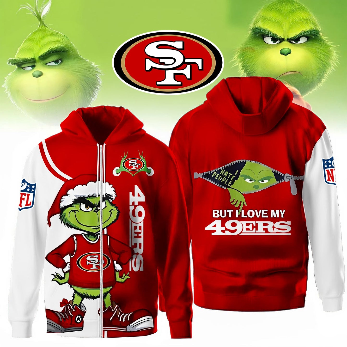 NFL SF Christmas Mischief hoodies, apparel, posters available V1 NAK NHM