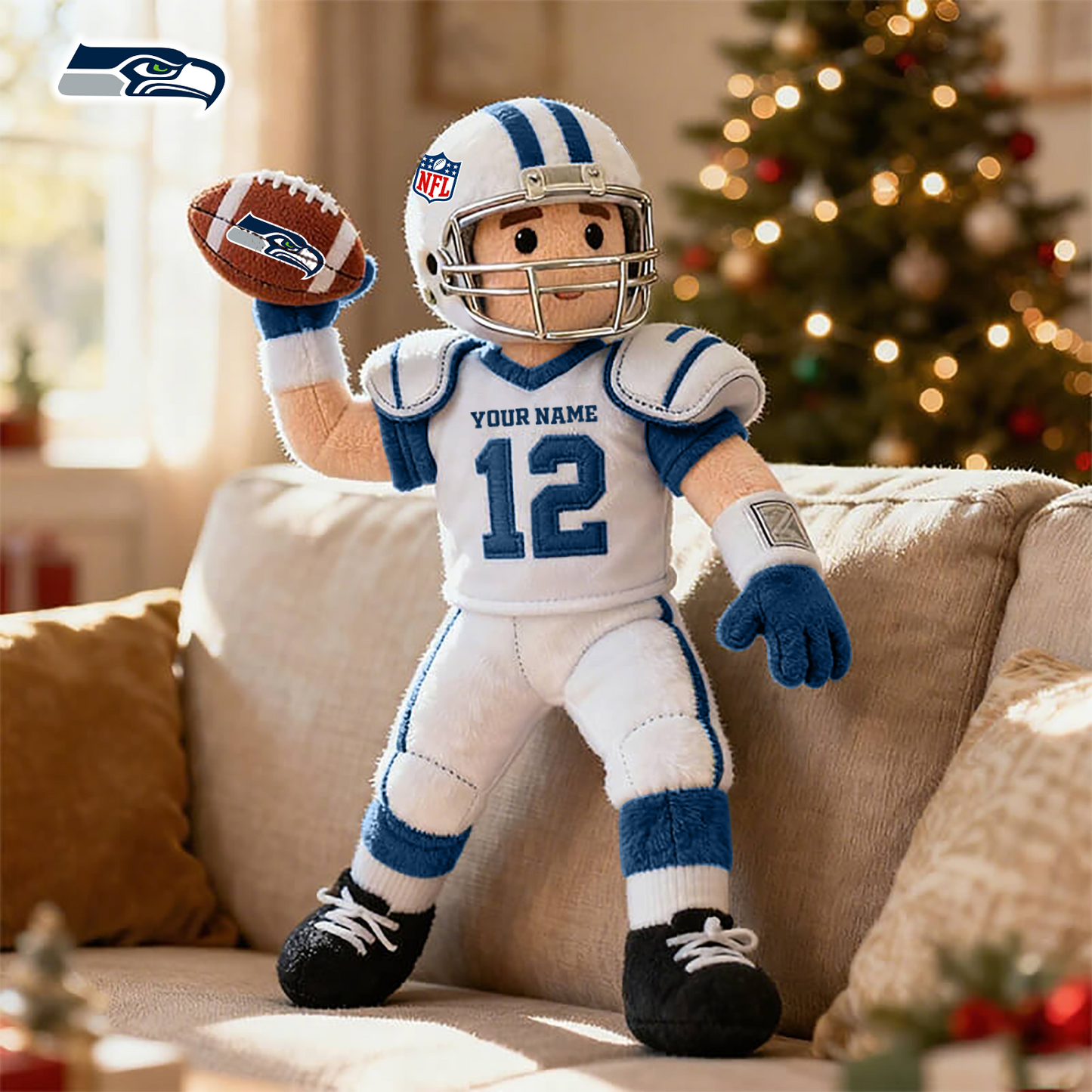 NFL SS American football character-shaped pillows V1 NAK HLPHUONG