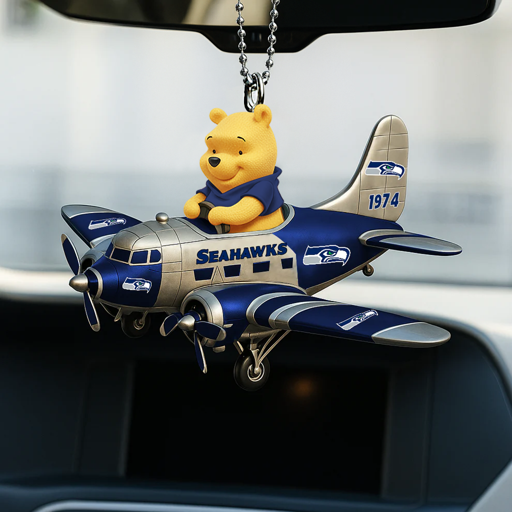 NFL SS x Winnie The PH Premium Car Hanging Ornament DDT NTL