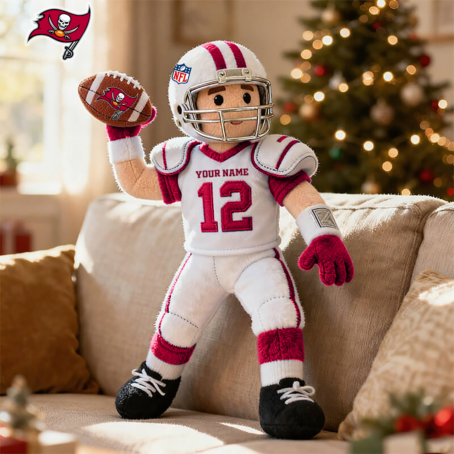 NFL TBB American football character-shaped pillows V1 NAK HLPHUONG