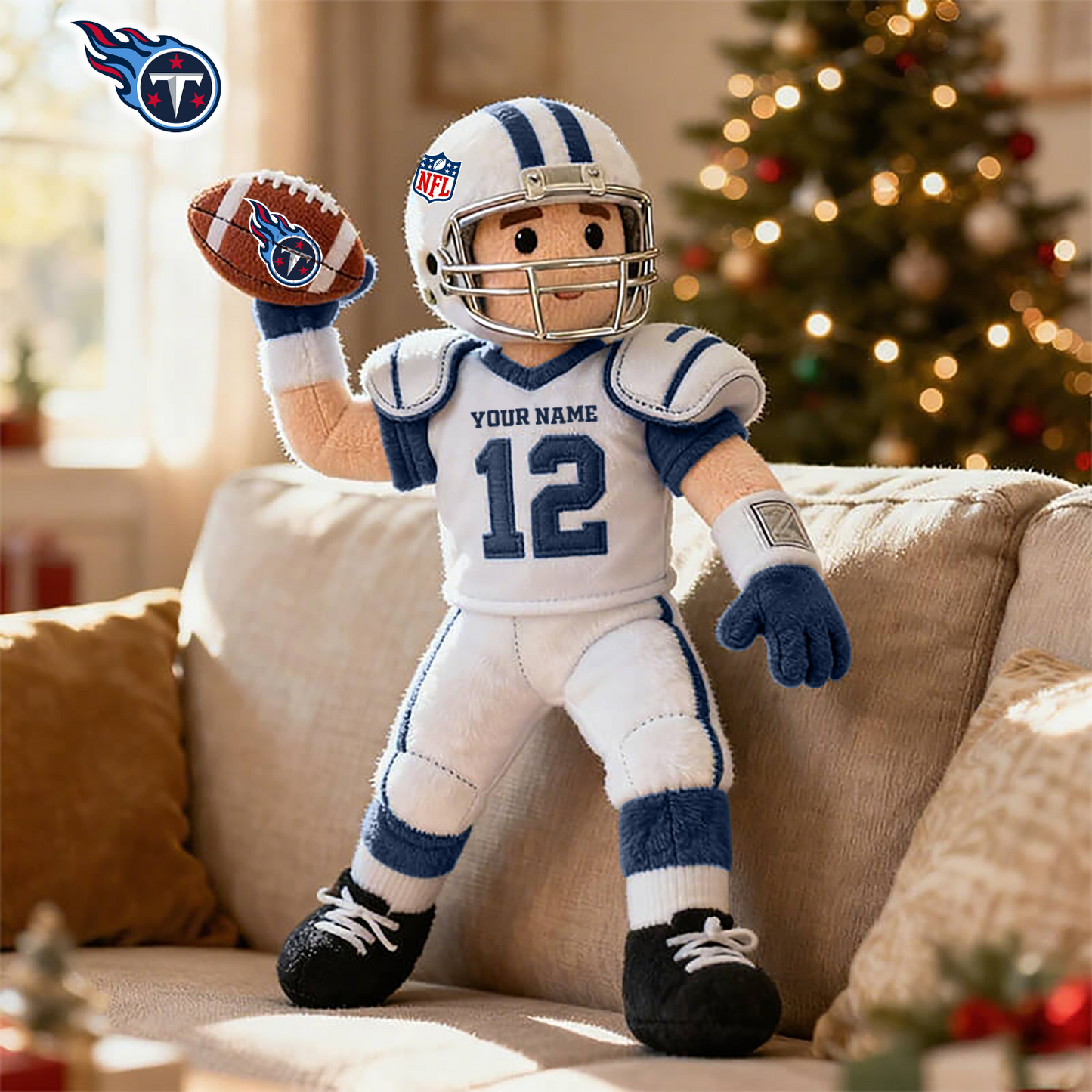 NFL TT American football character-shaped pillows V1 NAK HLPHUONG