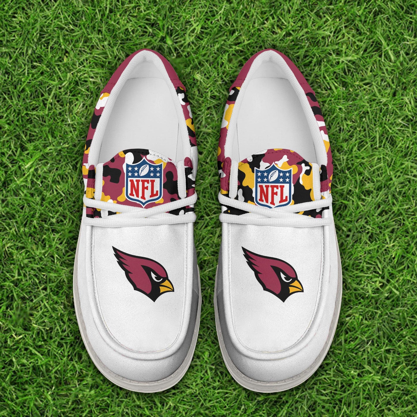 NFL x ARI Personalized Canvas Loafer Shoes HLP
