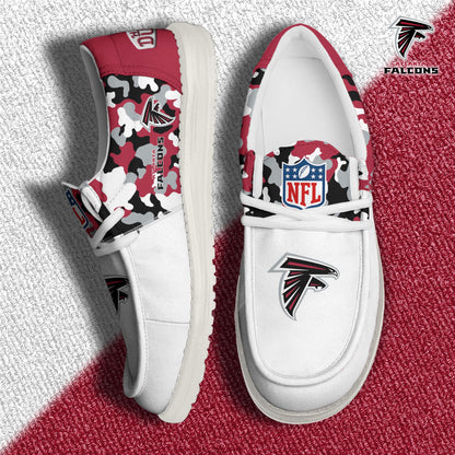 NFL x ATL Personalized Canvas Loafer Shoes HLP