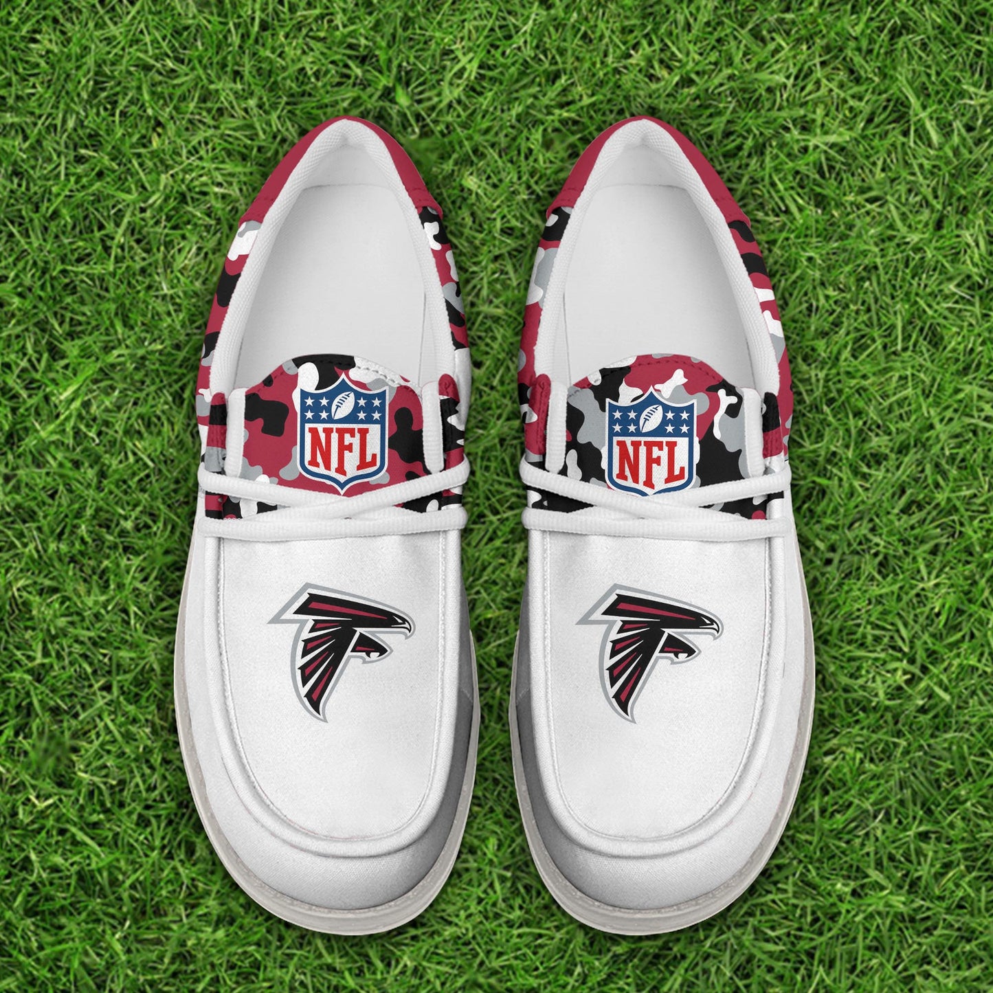NFL x ATL Personalized Canvas Loafer Shoes HLP