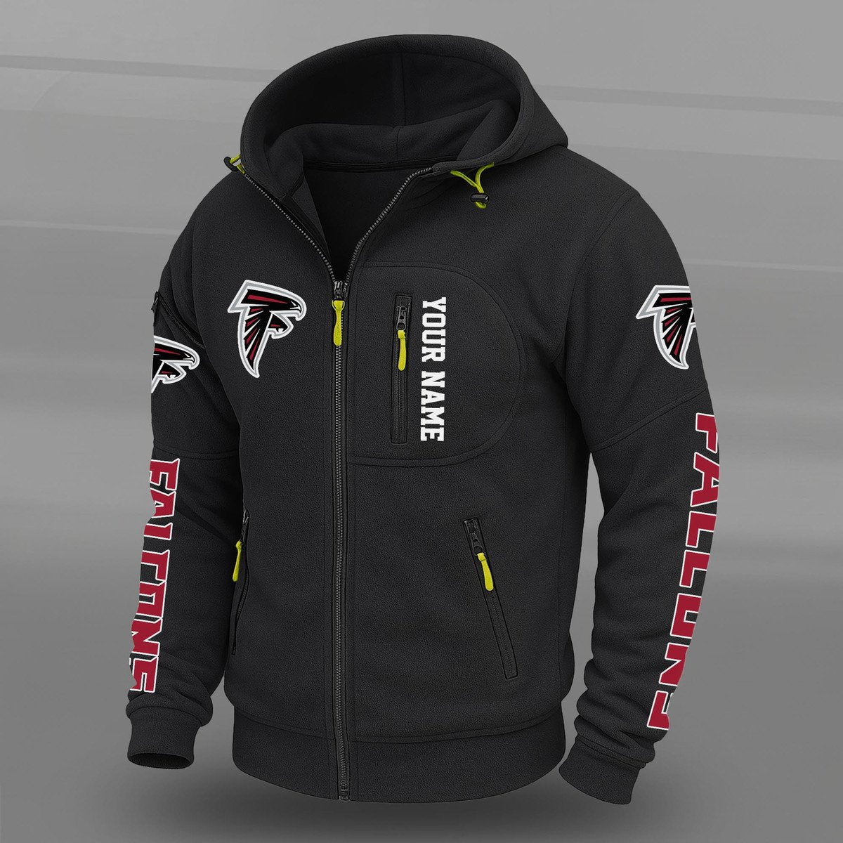 NFL x ATL Personalized Powerline Full Zip Hoodie HLP HLPHUONG