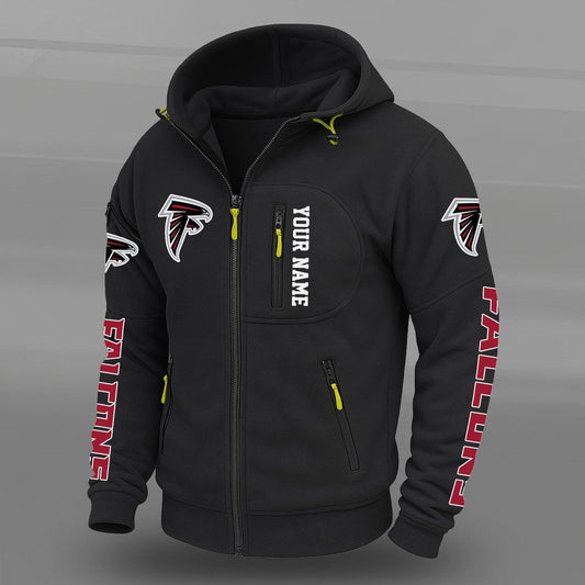 NFL x ATL Personalized Powerline Full Zip Hoodie HLP HLPHUONG