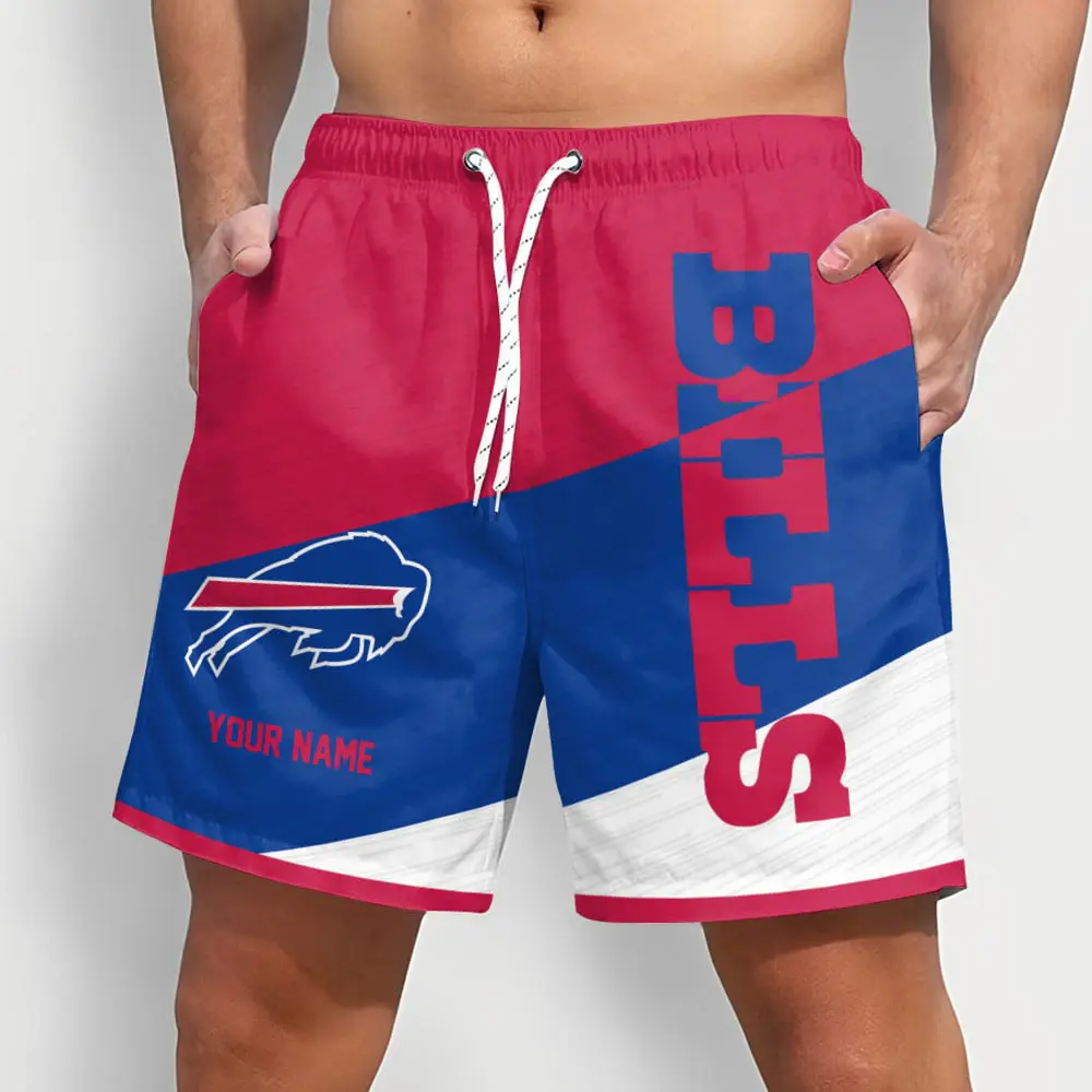 NFL x BB Colorful Men Short Pants Custom Name All Teams Gift For Fans V1 NAK NTL