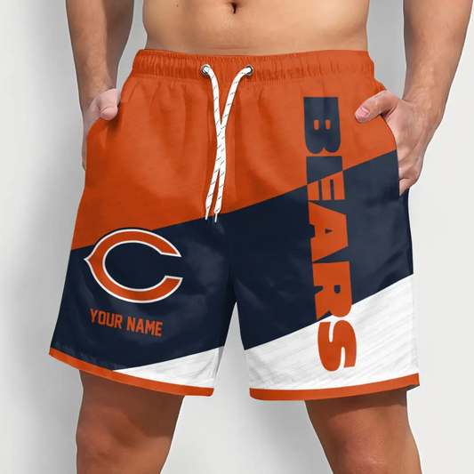NFL x CB Colorful Men Short Pants Custom Name All Teams Gift For Fans V1 NAK NTL