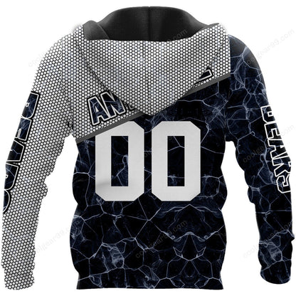 NFL x CHI Electric Marble Personalized Hoodie HLP HLPHUONG