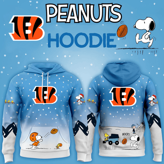 NFL x CIN Winter Pea 3D Hoodie HLP HLPHUONG