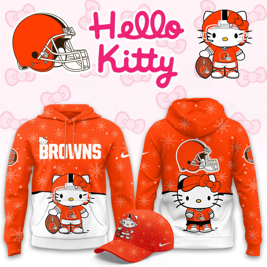 NFL x CLE Chrismas Hello KT 3D Hoodie HLP HLPHUONG