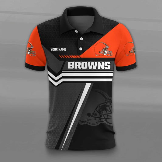 NFL x CLE Personalized 3D Polo Shirt HLP HLPHUONG
