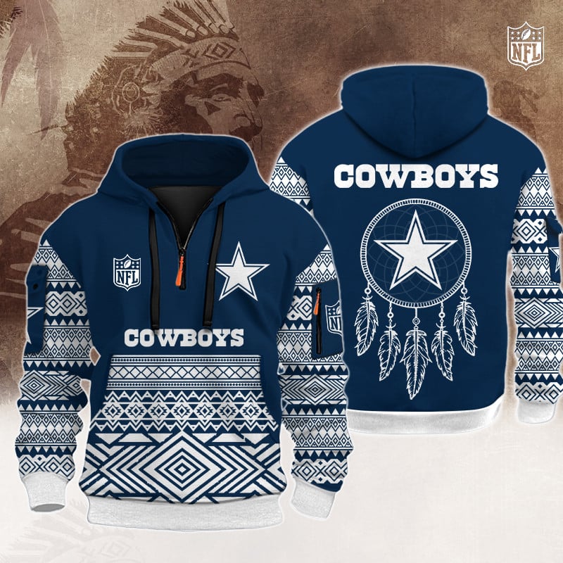NFL x DAL Native Half-zip Hoodie HLP