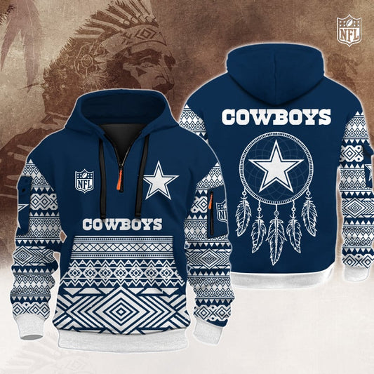 NFL x DAL Native Half-zip Hoodie HLP