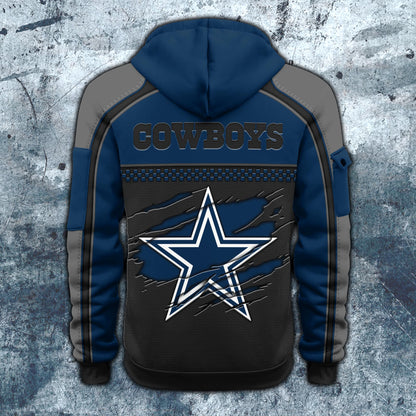 NFL x DAL Personalized Half-zip Hoodie HLP