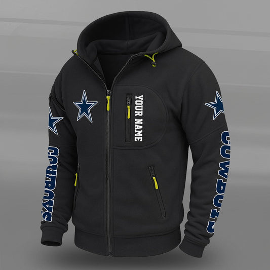 NFL x DAL Personalized Powerline Full Zip Hoodie HLP HLPHUONG