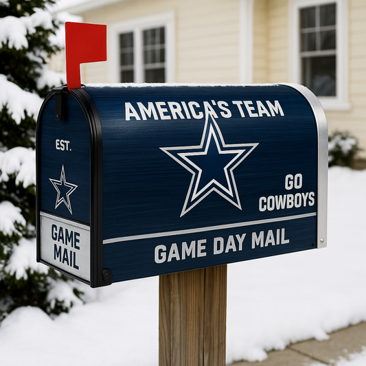 NFL x DAL Rugby Outdoor Mailbox Decoration V1 NAK NHT