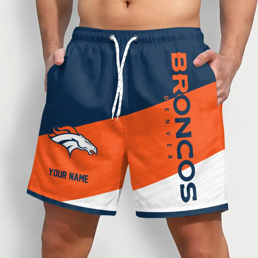 NFL x DB Colorful Men Short Pants Custom Name All Teams Gift For Fans V1 NAK NTL