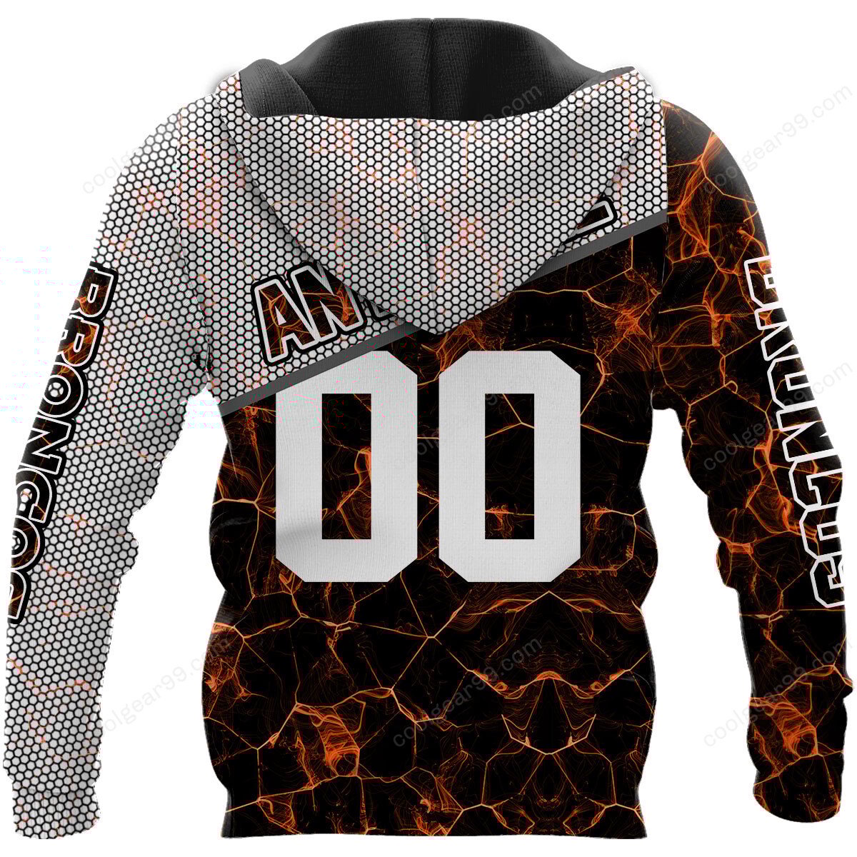 NFL x DEN Electric Marble Personalized Hoodie HLP HLPHUONG