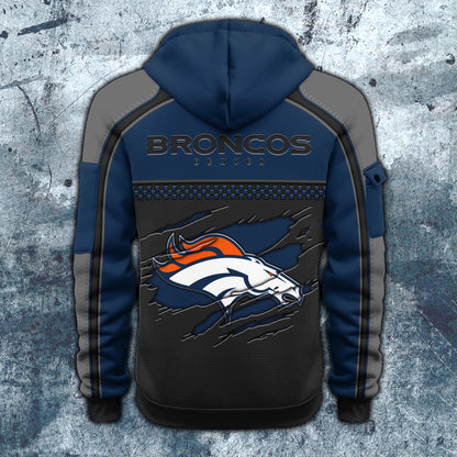 NFL x DEN Personalized Half-zip Hoodie HLP