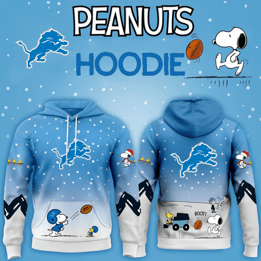 NFL x DET Winter Pea 3D Hoodie HLP HLPHUONG