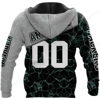 NFL x GB Electric Marble Personalized Hoodie HLP HLPHUONG