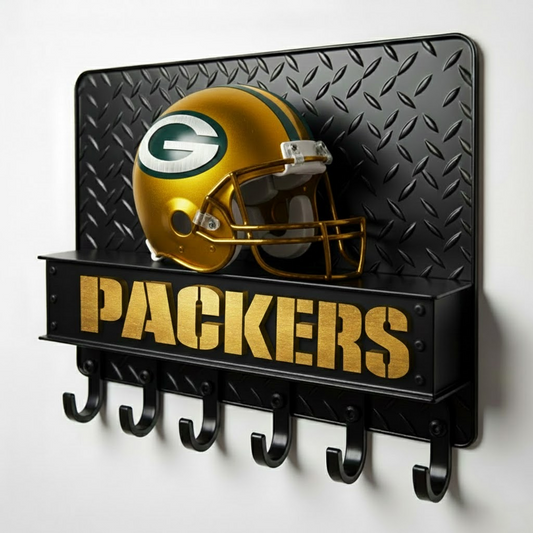 NFL x GB Helmet Wall Key Holder HLP HLPHUONG