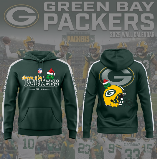 NFL x GB Merry Grinchmas 3D Hoodie HLP HLPHUONG