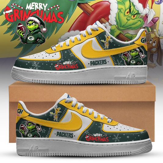NFL x GB Merry Grinchmas Premium AF1 Sneaker HLP HLPHUONG