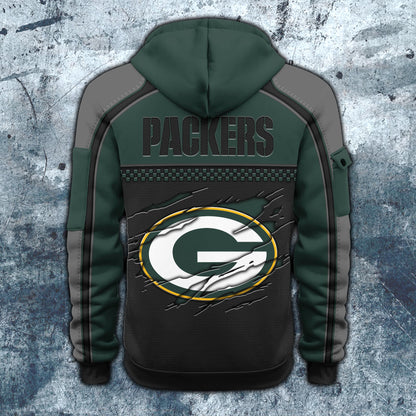 NFL x GB Personalized Half-zip Hoodie HLP