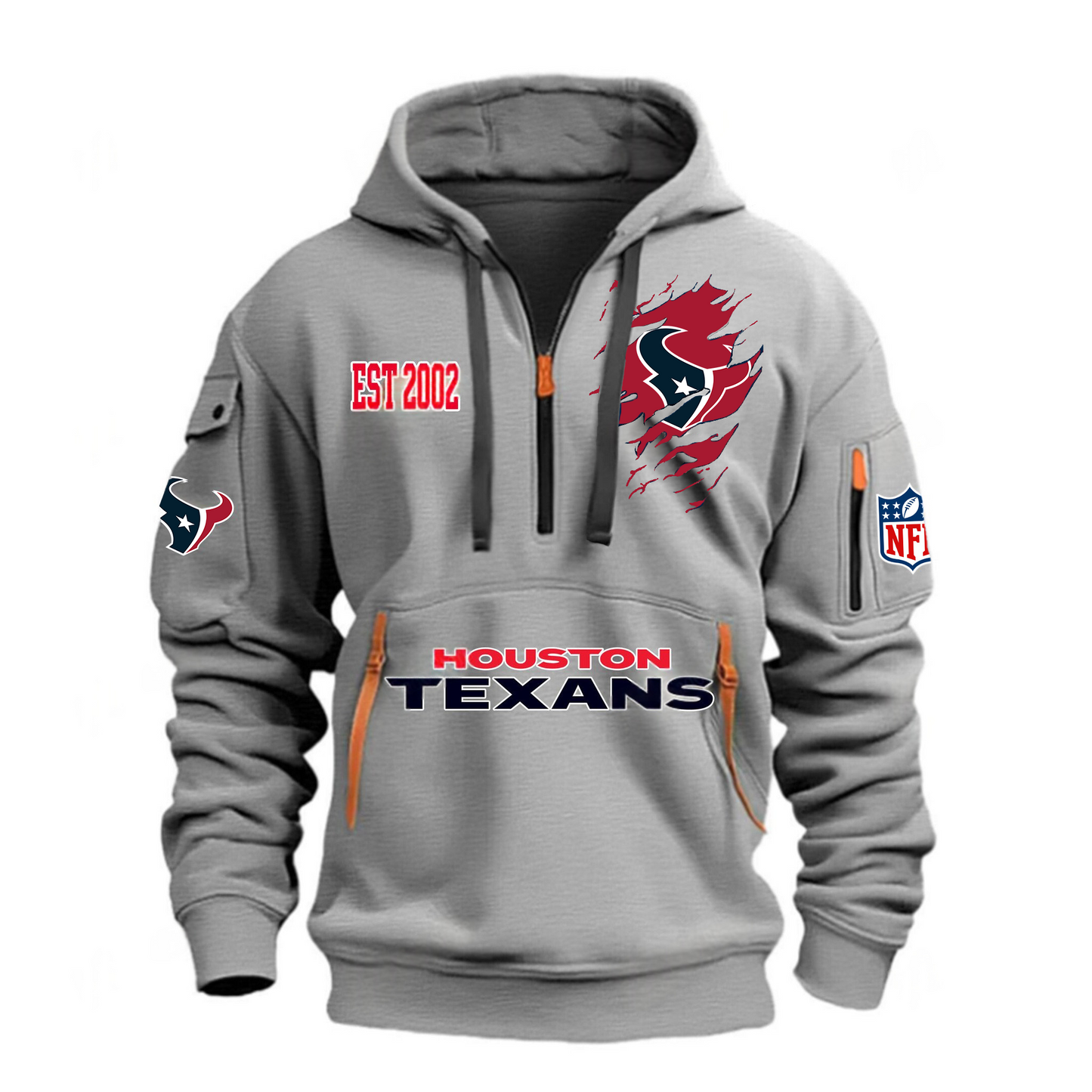 NFL x HOU EST 2002 Half Zipper Hoodie HLP HLPHUONG