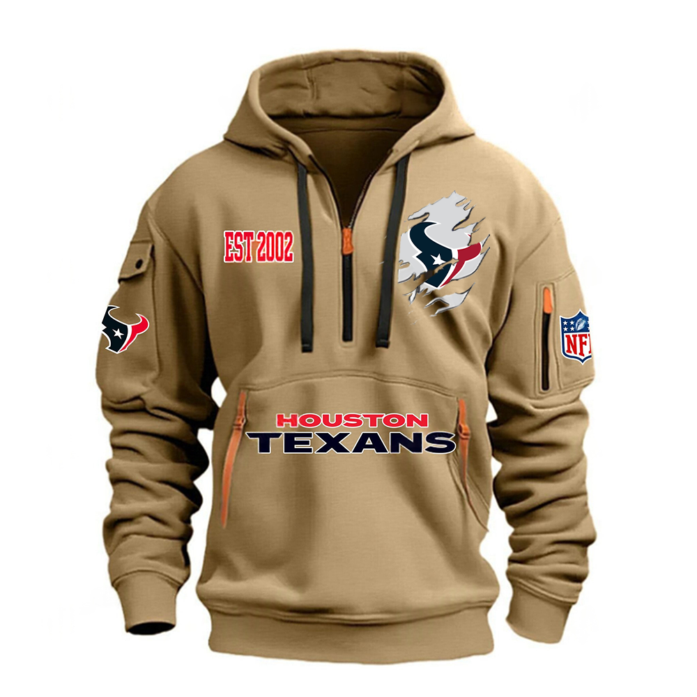 NFL x HOU EST 2002 Half Zipper Hoodie HLP HLPHUONG