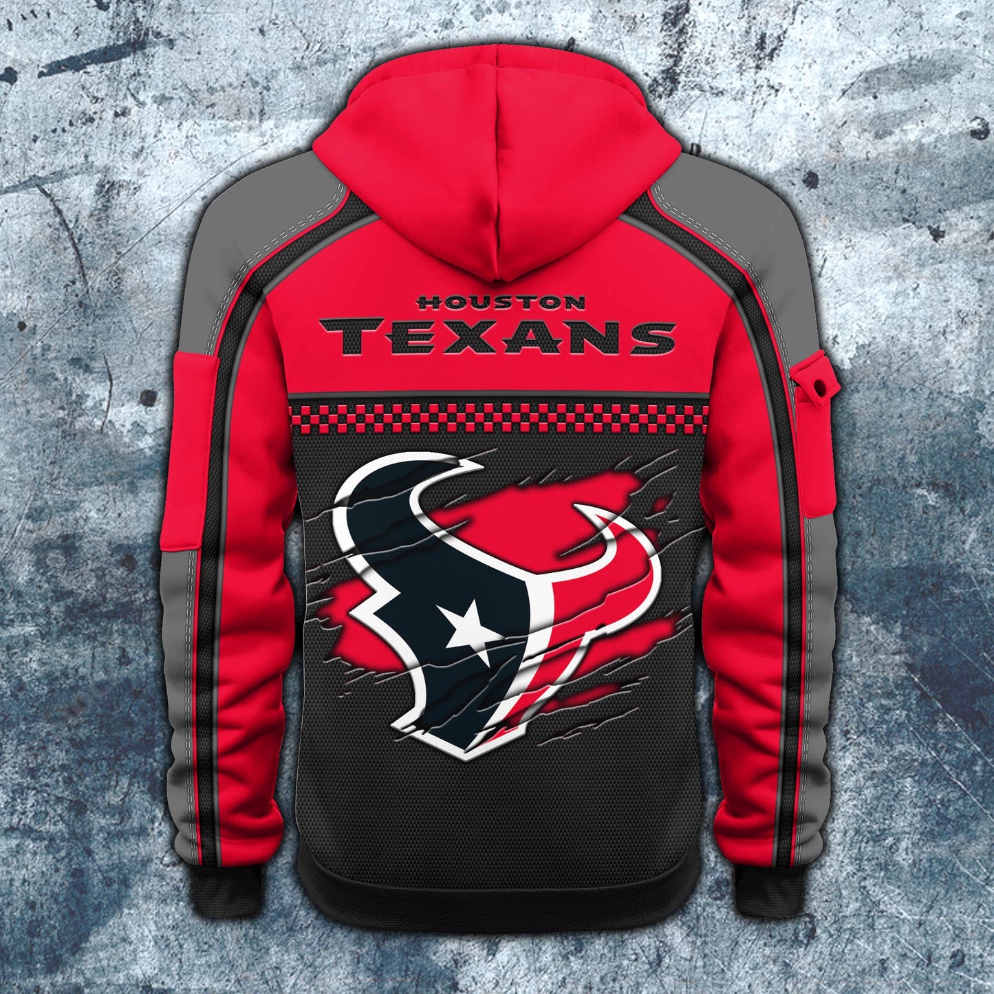 NFL x HOU Personalized Half-zip Hoodie HLP