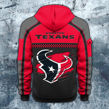 NFL x HOU Personalized Half-zip Hoodie HLP