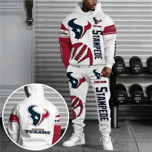 NFL x HT Combo Hoodie And Long Sweatpants New Trends V1 NAK NHT
