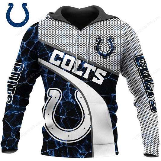 NFL x IND Electric Marble Personalized Hoodie HLP HLPHUONG