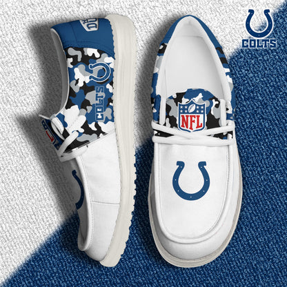 NFL x IND Personalized Canvas Loafer Shoes HLP