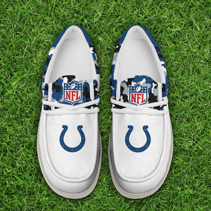 NFL x IND Personalized Canvas Loafer Shoes HLP
