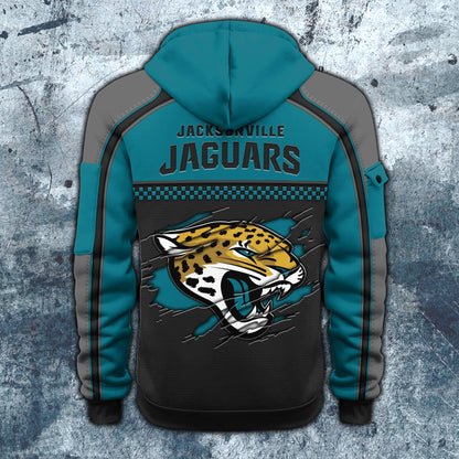NFL x JAX Personalized Half-zip Hoodie HLP