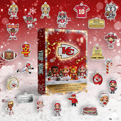 NFL x KC 2025 Christmas Personalized Advent Calendar HLP HLPHUONG