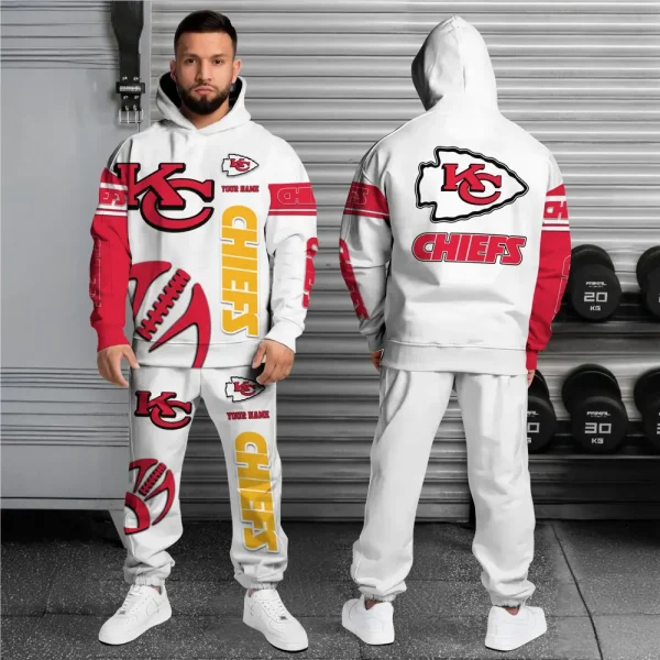 NFL x KC Combo Hoodie And Long Sweatpants New Trends V1 NAK NHT