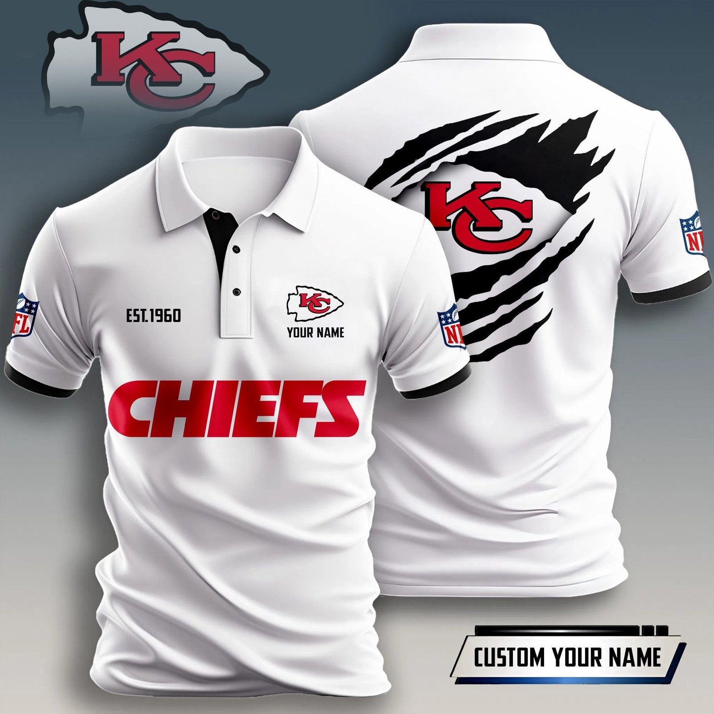 NFL x KC Est Personalized Polo Shirt HLP