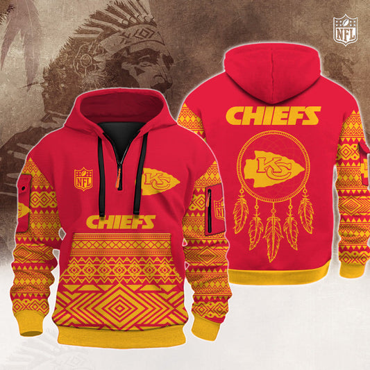 NFL x KC Native Half-zip Hoodie HLP
