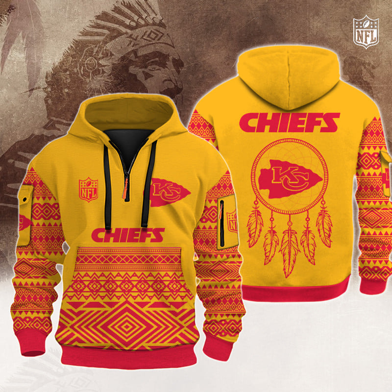 NFL x KC Native Half-zip Hoodie HLP