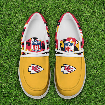 NFL x KC Personalized Canvas Loafer Shoes HLP
