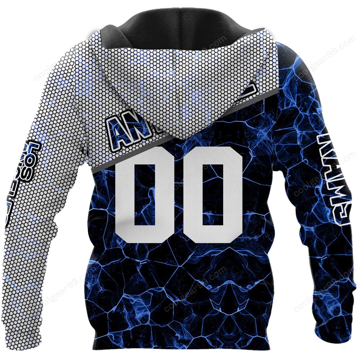 NFL x LAR Electric Marble Personalized Hoodie HLP HLPHUONG
