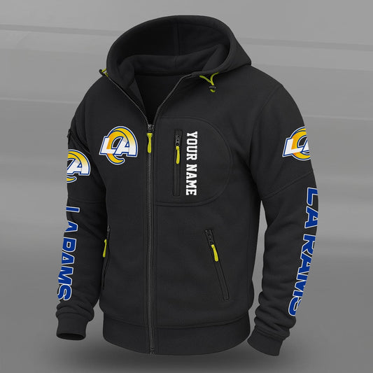 NFL x LAR Personalized Powerline Full Zip Hoodie HLP HLPHUONG