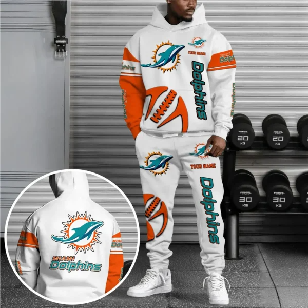 NFL x MD Combo Hoodie And Long Sweatpants New Trends V1 NAK NHT