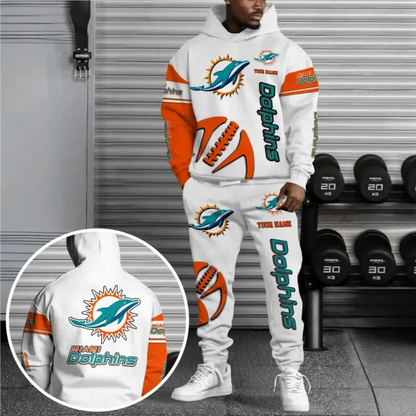 NFL x MD Combo Hoodie And Long Sweatpants New Trends V1 NAK NHT