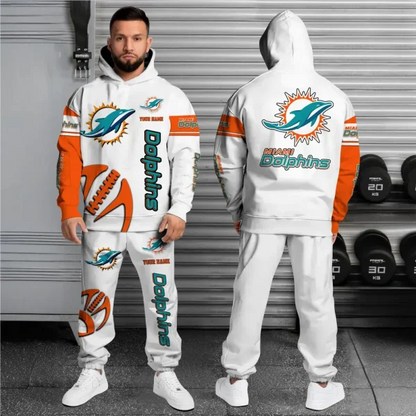 NFL x MD Combo Hoodie And Long Sweatpants New Trends V1 NAK NHT